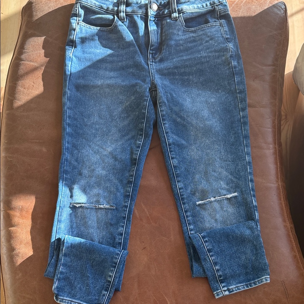 Blue Distressed Jeans